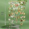 Colorful Butterfly DIY Calligraphy Wind Chime & Wall Stickers Set for Creative Bedroom & Living Room Decor