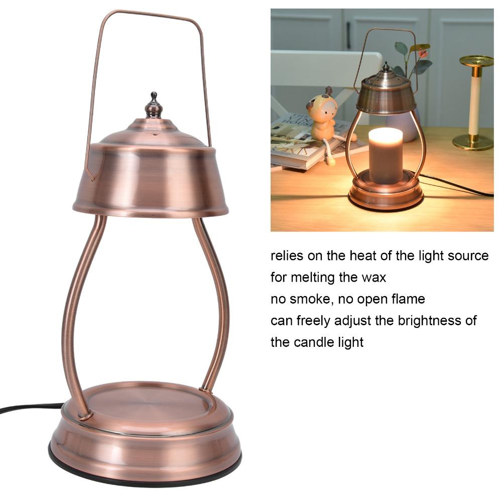 Dimmable Electric Candle Lamp European Design Candle Melting Lamp Wax Warmer Lamp Office Decor
