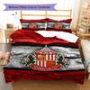 Sunderland A.F Pattern Bedding,Quilt Set Quilt Cover Pillowcase Home Birthday Gift(1 * duvet cover + 2 * pillowcase, without core)