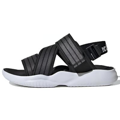 90er Jahre Sandale Damen Sandalen Schwarz Grau Weiß EG7647