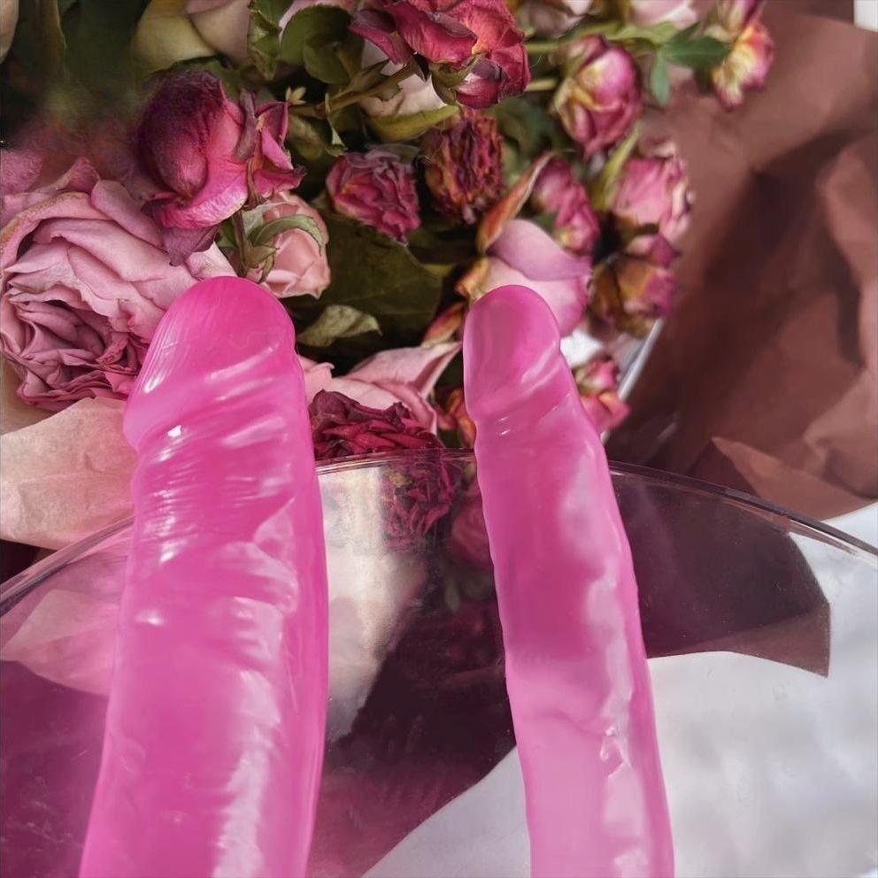 G Spot No Vibrator Sex U Shape Double Big Realistic Dildo Vagina Anal Penis Artificial Penis Dildos Sex Toys For Women Sex Shop