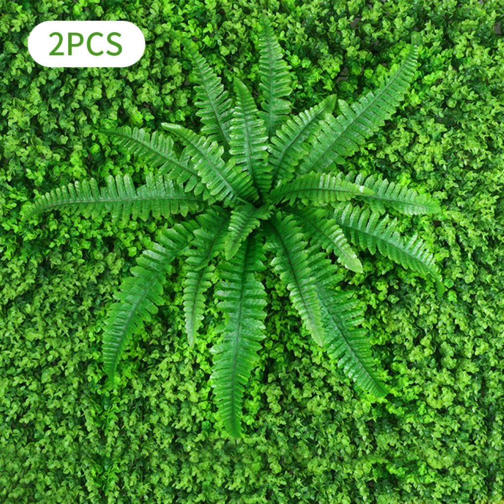 

Искусственные растения настенное украшение наружное подвесное пластиковое искусственное зеленое лиственное фоновое украшение для свадьбы