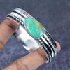 Chrysoprase Gemstone Handmade 925 Sterling Silver Cuff Bangle 7.5" S9k28