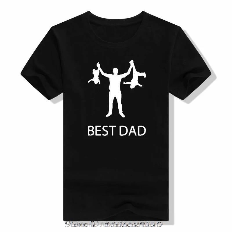 THE BEST DAD&I HAVE THE BEST DAD EVER T-shirt Fashion Cotton O-neck Short Sleeved T Shirt Men Oversized Fitness Tshirt - Men ... S разноцветный