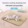 Breathable Pet Cooling Cushion Durable Material Cat Dog Sleeping Mat Pet Cooling Mat  Summer