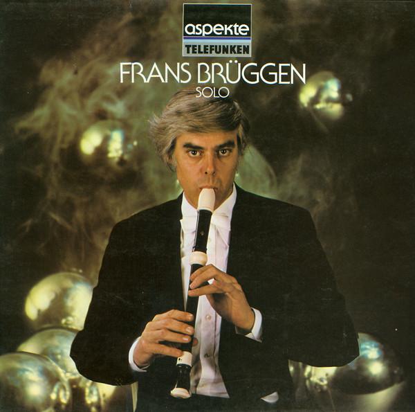 LP Record FRANS BRGGEN  Solo 642634 Telefunken 1980 Germany Classical Used