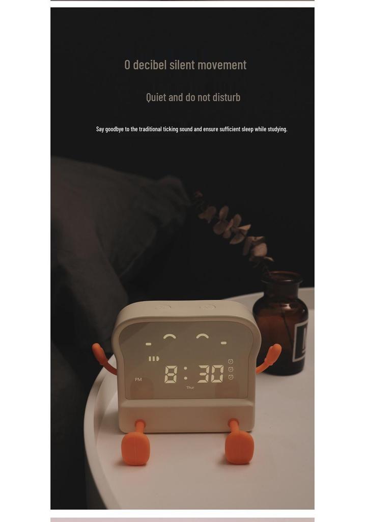 Multifunctional Smart Alarm Clock with Night Light and Countdown for Students and Kids