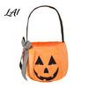 Holiday Ritual Gift Bag Halloween Pumpkin Candy for Kids Trick or Treat Tote Spacious Bucket with Handle Reusable Snack Party Favors Festive