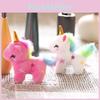 Unicorn Stuffed Animal Pendant With Pp Cotton Filling For Bag Decor