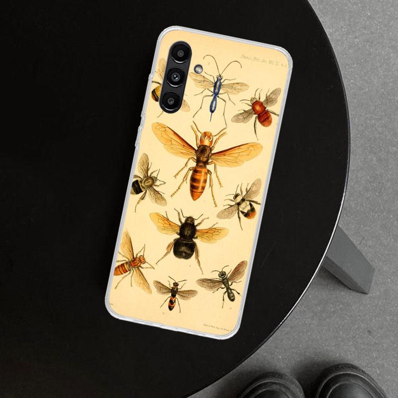 Bugs Bees Scientific Decomposition Phone Case Cover for Samsung Galaxy A17 A16 A26 A36 A56 A57 A37 A15 A25 A35 A55 A14 A24 A34 A