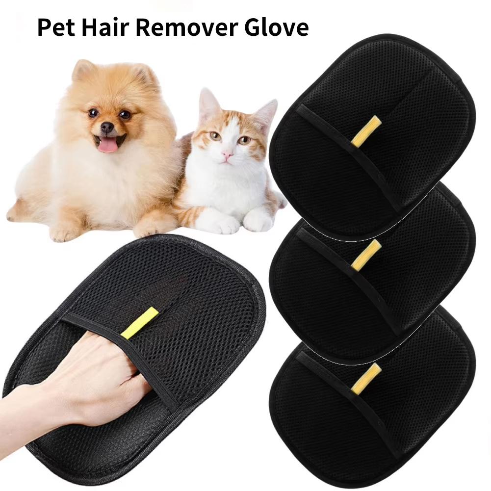 Pet Grooming equipment Gloves Deshedding Glove pet hair remover glove for Dog Cat Rabbit Accessories with Long/Short/Curly Hair