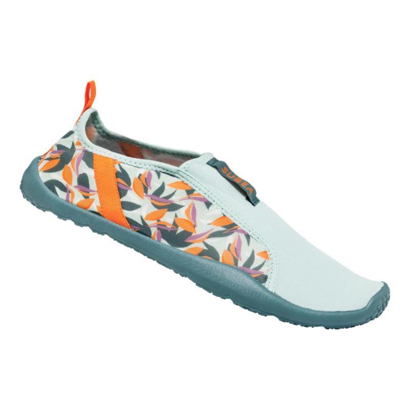 Decathlon Aquashoes 120 Elasticity Slip Resistant Low Top Casual Shoes Unisex Green