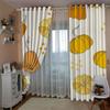 High Density Blackout Curtains Cartoon Small Objects Small Plants 3D Digital Printing Blackout Curtains
