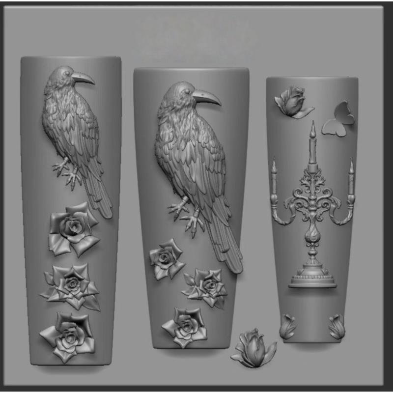 

3D Silicone Nail Mold Wing Feathers Butterfly Nails Templates For Women Diy Nail Art Decor Stamping Plates Manicure Tools