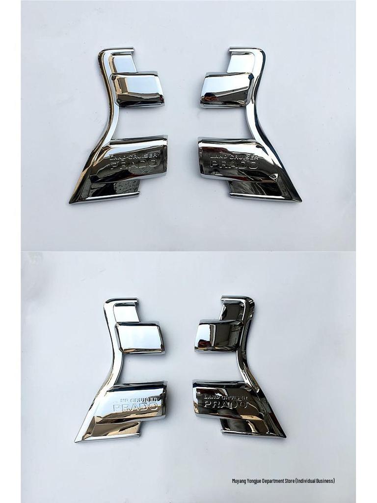 Prado Rear Tail Light Decorative Cover for Models 10-20 - Bright Trim Strip for 2700 and 4000 Series.