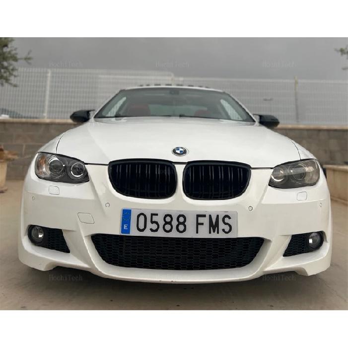 Auto-Frontstoßstangengitter, Nieren-Racing-Grill für BMW 3er E92 E93 2-Türer 2006–2013, Doppellamellen-Ersatzgrill
