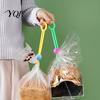 Multifunctional Silicone Straps for Pets Food Sealing Straps, Flexible Reusable Storage Cable Ties Push Type Lock Object Fixing with Safety