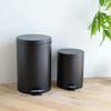 [BLKP] PEARL METAL Slow-Closing Pedal Bin, 12L, Limited Edition, Matte Black, N-7817