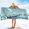 Microfiber Moon Beach Towel Oversized,Quick-dry Bath Towel,Super Absorbent Beach Towels Sandless for Bathroom Swim Sport Shower