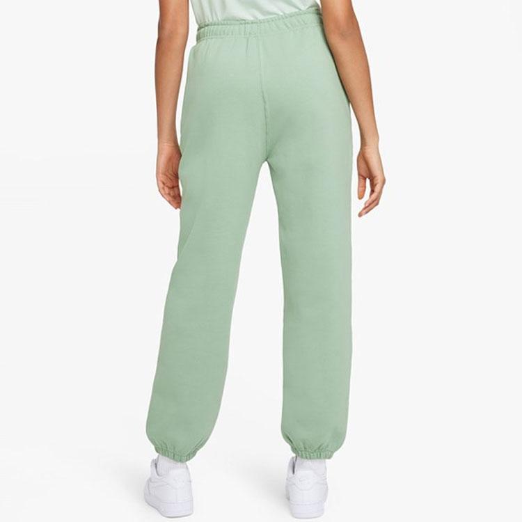 Nike Solid Color Logo Jogger Sweatpants With Elastic Waist Women bottoms Green CW5565-006