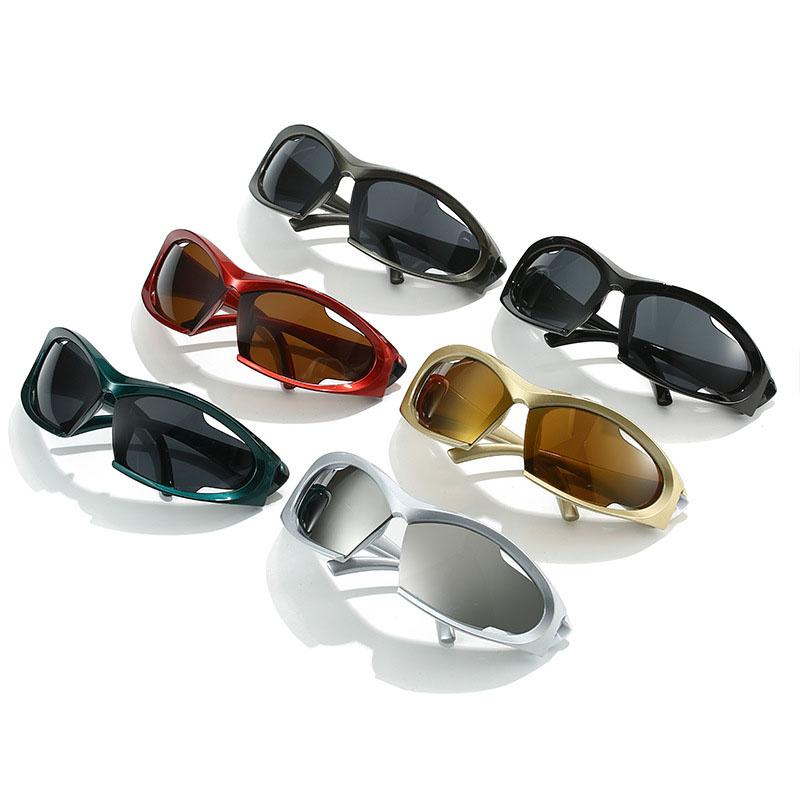 Ochelari de Soare Punk Y2K Femeie Stil European American Elegant de Exterior Ochelari de Soare Stil Tehnologie Viitorului Ochelari de Soare pentru Ciclism