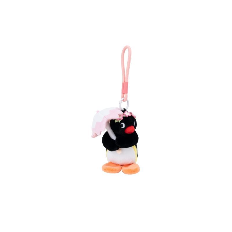 Young Users Daily Trendy Spring Decor Charm | Youmai Genuine Sakura‑Varied Series | Pingu Adorable Penguin Plush Toy Charm Gift
