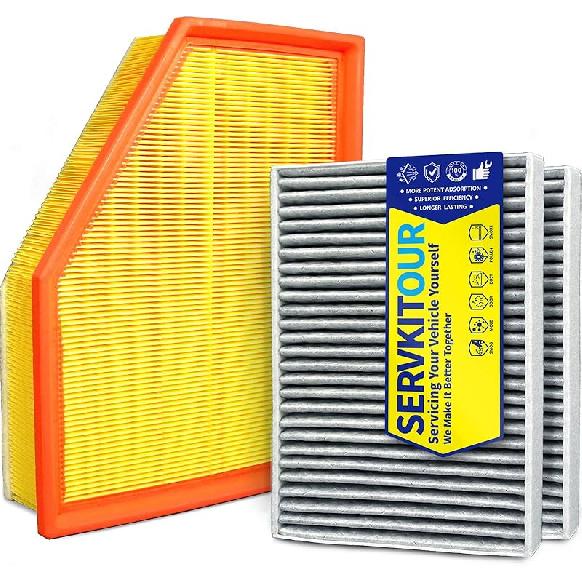 Engine Cabin Air Filter Kit For X5/X6/X7 (-) 3.0L Only, 2017- 530I, 530E, 540I, 740I, 840I, 530I XDrive, 540I XDrive, 740I XDrive, 840I XDrive 64119366401 13718577171