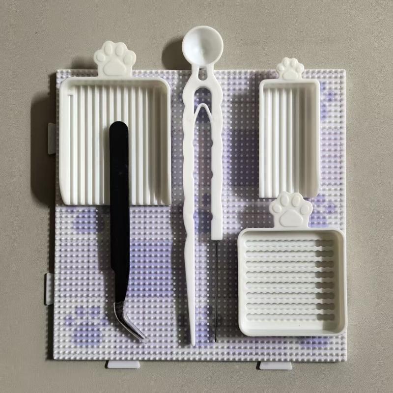 Creative DIY Bead Pen Art Kit 2.6mm Padding Beans Set with Clips Tray for Kids Birthday Party Favor Gifts