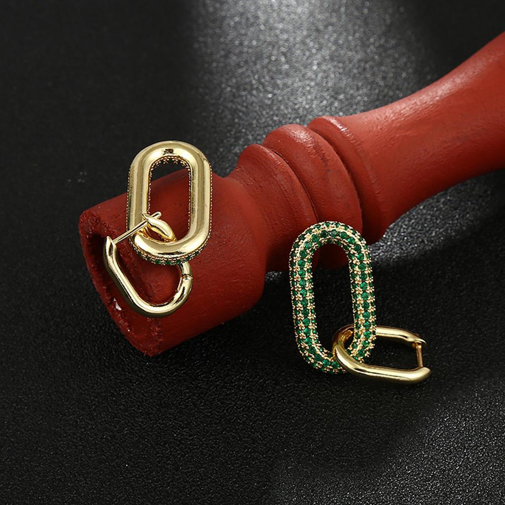 Unique Heart Ear Buckles Star Charm Earrings Geometric Fashion Females Ear Jewelry Suitable for Party and Daily Wear