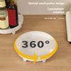 Kitchen Turntable Organizer Seasoning Turntable Organizer 360 Degree Rotation Pantry And Fridge Storage Stand Space-Saving For