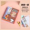 New Cartoon Crayon Shin-Chan Magnetic Notebook Coil Notebook Agenda Weekly Notepad Diary Student Study Supplies Boys Girls Gift