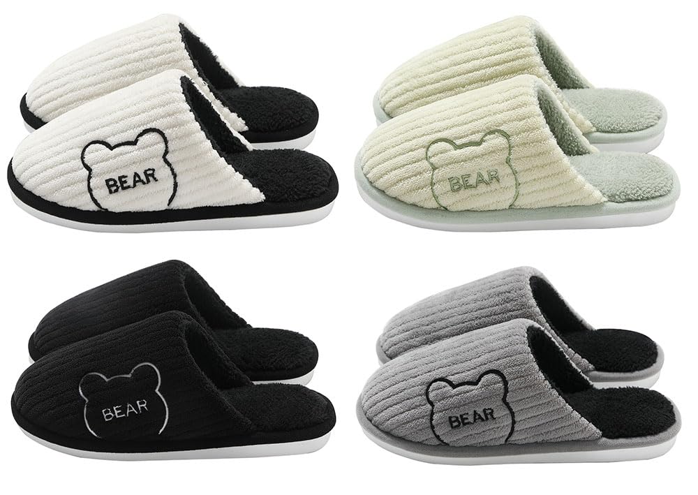 

CHFUDUO Домашний набор Медведь Скандинавский Подходит для и Подходит для комнат и офисов Японский размер обуви Тапочки, 4, Дизайн, Теплый, Милый, Моющийся,