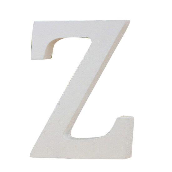 

Puntos деревянные английские буквы алфавита символ орнамент свадьба DIY украшение Z