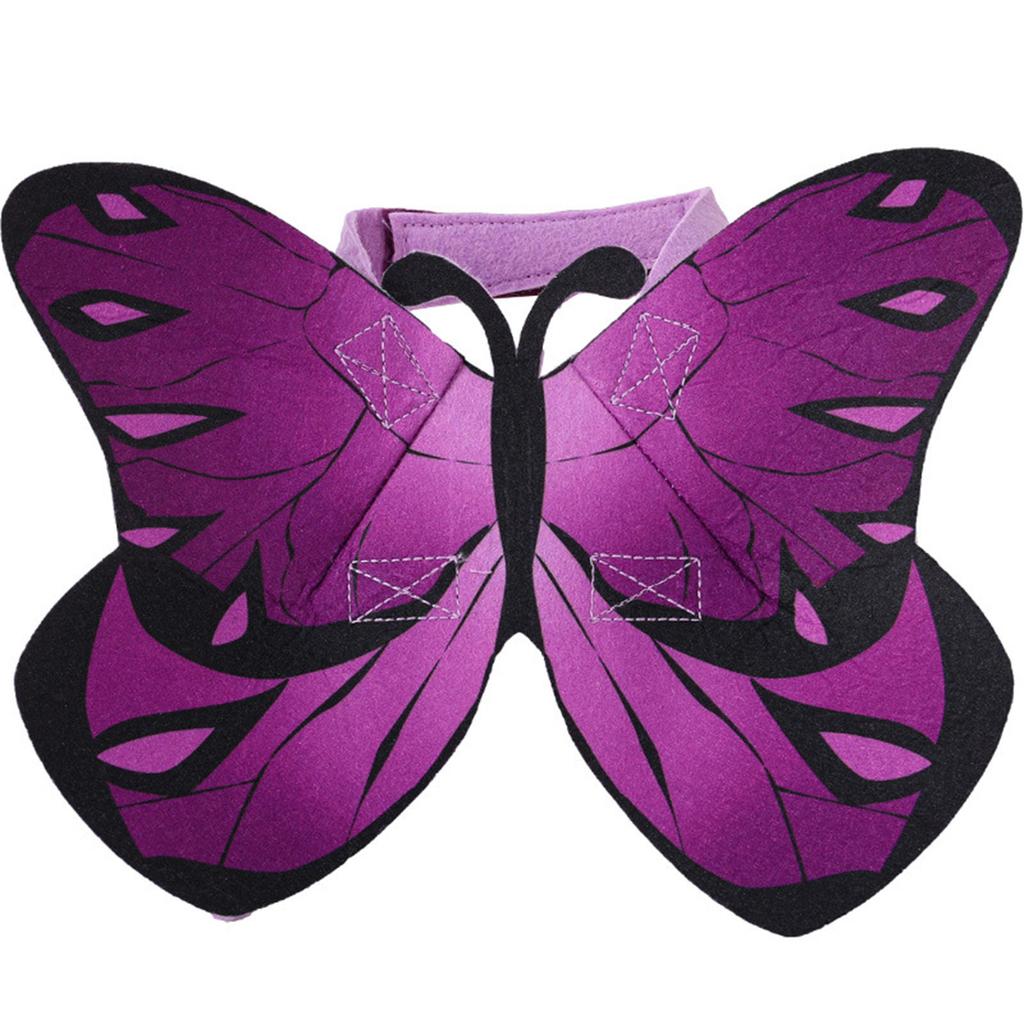 Cat Dog Colorful Butterfly Cosplay Costume Beautiful Butterfly Soft Comfortable Costume Accessories Dress Up Supplies