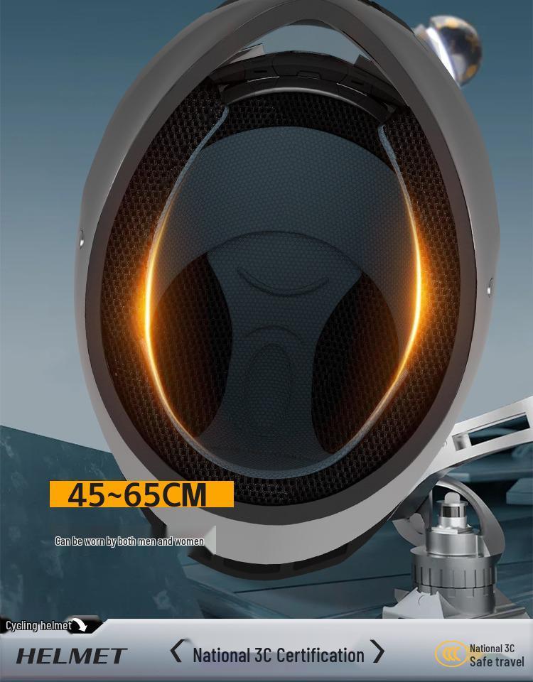 3C Certified Full Face Electric Vehicle Helmet - Winter Anti-fog, Warm, Universal for Men & Women, Cycling Safety
