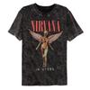 Nirvana band rock uomo Cotone Retro Lavato T-shirt Album In Utero uomo Donna Oversize Y2K Ristretta T-shirt Casual Larga streetwear