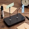 Painting Stand Base with 12PCS Alligator Clips Bendable Secure Magnetic Hobby Airbrushing Painting Stand Set for Card Photo Memo
