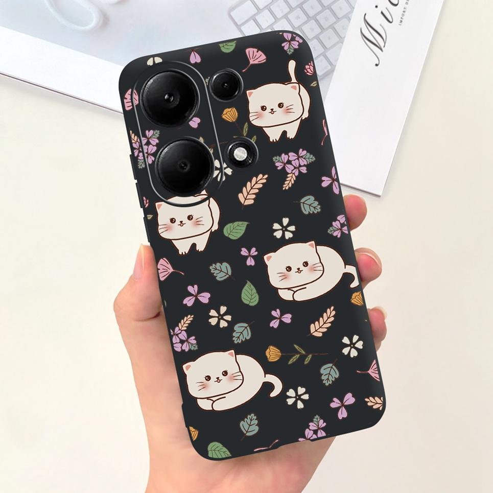 For Xiaomi Redmi Note 13 Pro 4G 5G Case Redmi Note 13 Pro Plus Note13 4G Cover Funda Coque Luxury Silicone Soft TPU Phone Mask