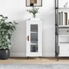Vidaxl Cabinet, White, 34.5X34X90 Cm, Wood-Based Material