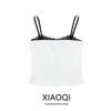 Summer New Arrival Slim Fit Inner Wear Outer Wear Short Top White Lace Edge Small Sling Female 3067068