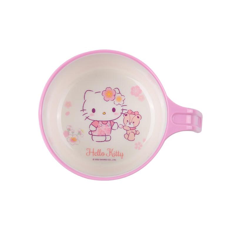 Wuhe Kids Melamine Soup Bowl with Green Dinosaur Spoon