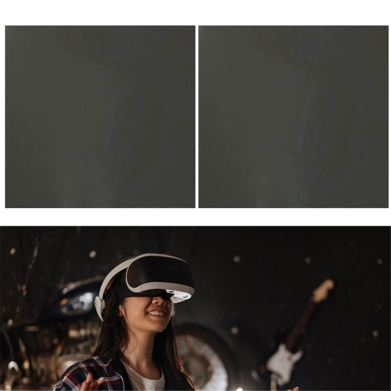 Without Sticky Horizontal 0/90° Polarizing Film for LCD Screen Linear Polarized Filter Polarization Film Sheet 10x10cm