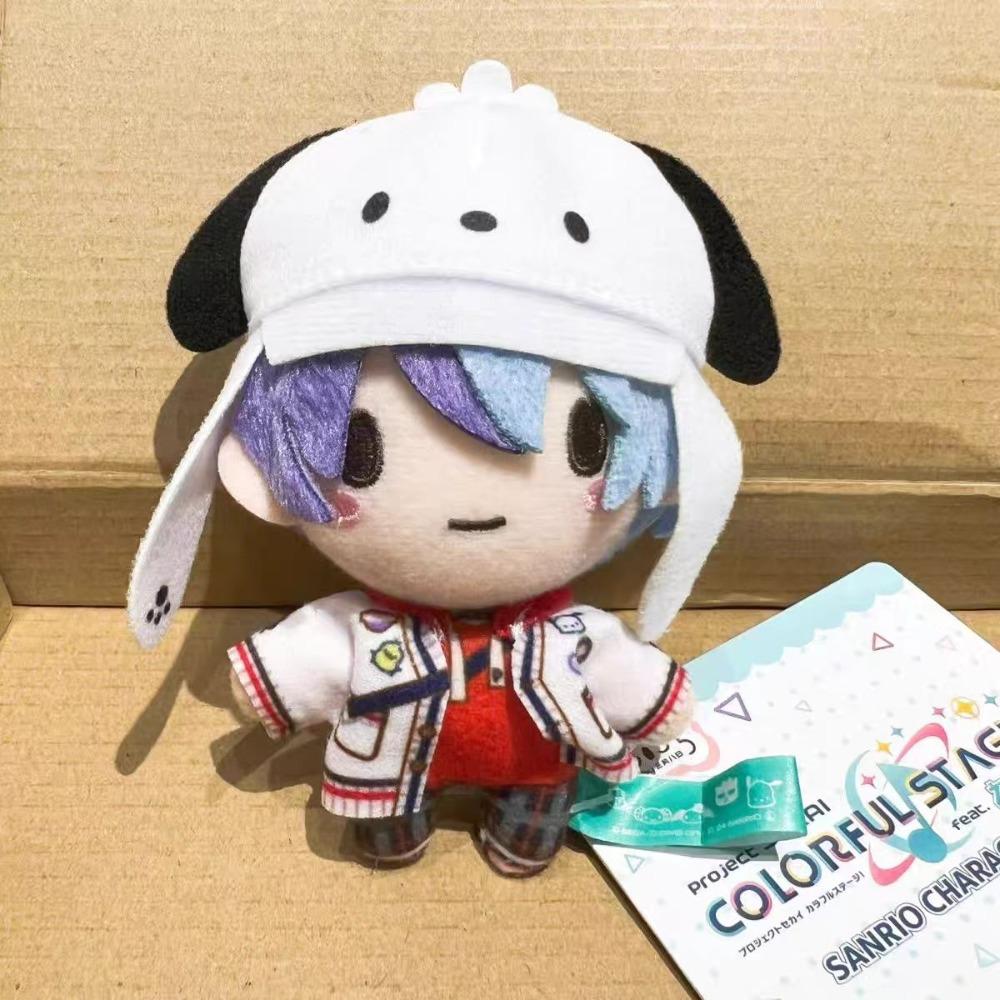 Project Sekai 10cm Plüschtaschen-Anhänger Kanade Akito Rui Kawaii Hänge-Ornament Anime-Figur Schlüsselanhänger Geschenk