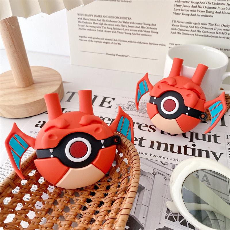 

Чехол Pokemon Charmander Ball для Airpods Pro 2, противоударный защитный силиконовый чехол для наушников для Airpods 1/2/3, чехол Funda airpods pro 2 2022