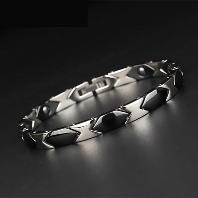 Keramikarmbänder für Frauen Mann Mode Edelstahl Schmuck Damen Handaccessoires Gesundheit Magnetfeldtherapie Herrenarmbänder