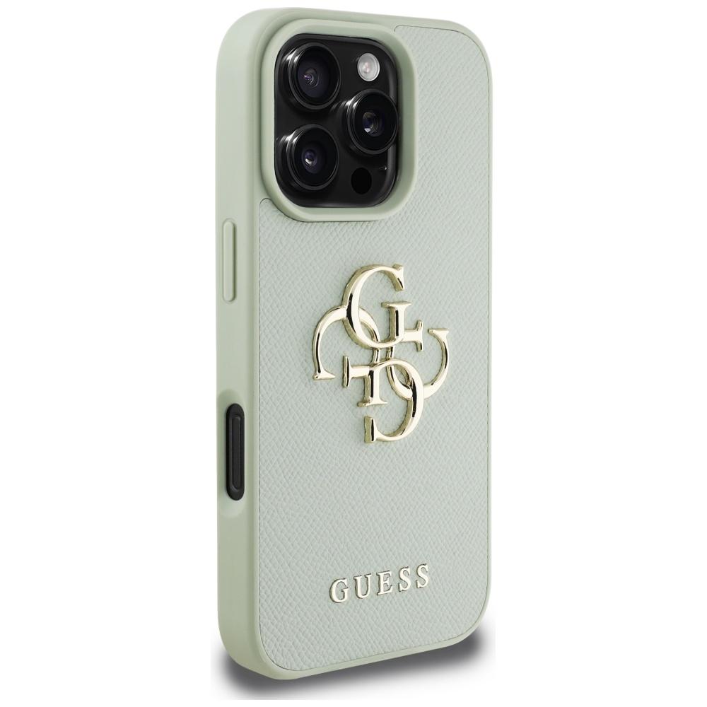 Etui Guess Grained Big 4G Logo Small     Classic Logo Do Iphone 16 Pro Zielony