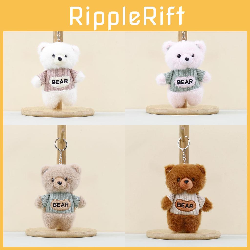 Plush Bears Kids Pendant Adorable Cartoon Design Bags Decoration Gifts Dolls