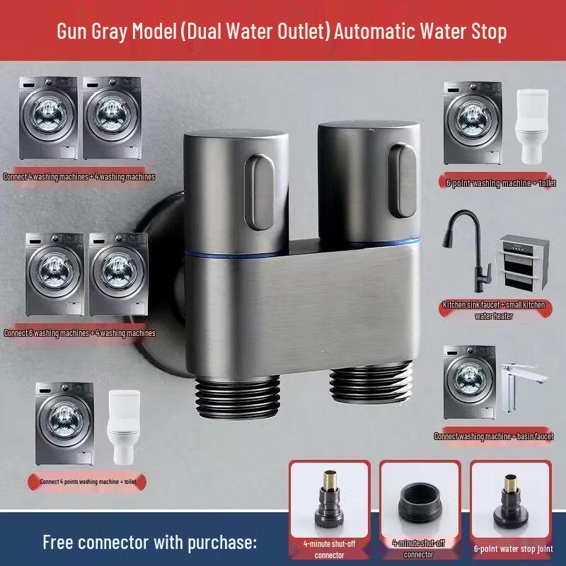 

TLXT Automatic Shut-off Washing Machine Faucet