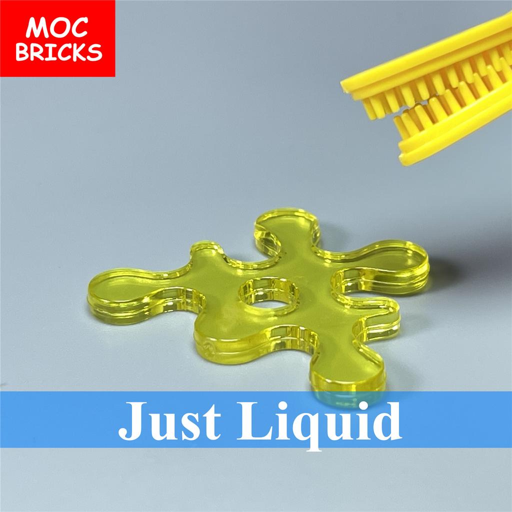 10pcs/lot MOC Bricks Trans Liquid Water Blood Milk Educational Building Blocks Action Figure Toy Kids Toys Gifts