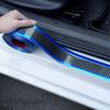Auto Stickers Anti Kras Instaplijsten Protector Rubber Strip Koolstofvezel Auto Drempel Bescherming Bumper Film Sticker Auto Styling